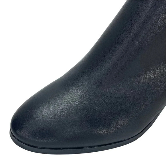 Style & Co Wiley Black Faux Leather Womens Booties Size 6M - Picture 7 of 13